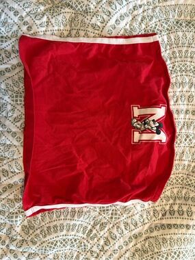 Red Women’s Strapless Mickey Shirt